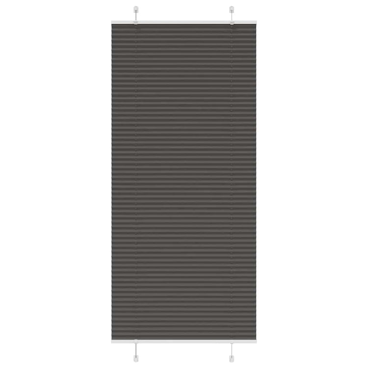 Vidaxx Plissee-Rollo 95x200 cm Stoffbreite 94,4 cm Polyester schwarz