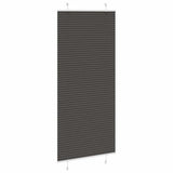Vidaxx Plissee-Rollo 95x200 cm Stoffbreite 94,4 cm Polyester schwarz - afbeelding 3
