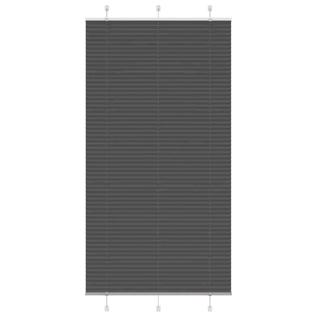 Vidaxx Plissee-Rollo 105x200cm Stoffbreite 104,4cm Polyester schwarz