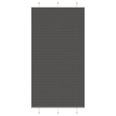 Vidaxx Plissee-Rollo 105x200cm Stoffbreite 104,4cm Polyester schwarz