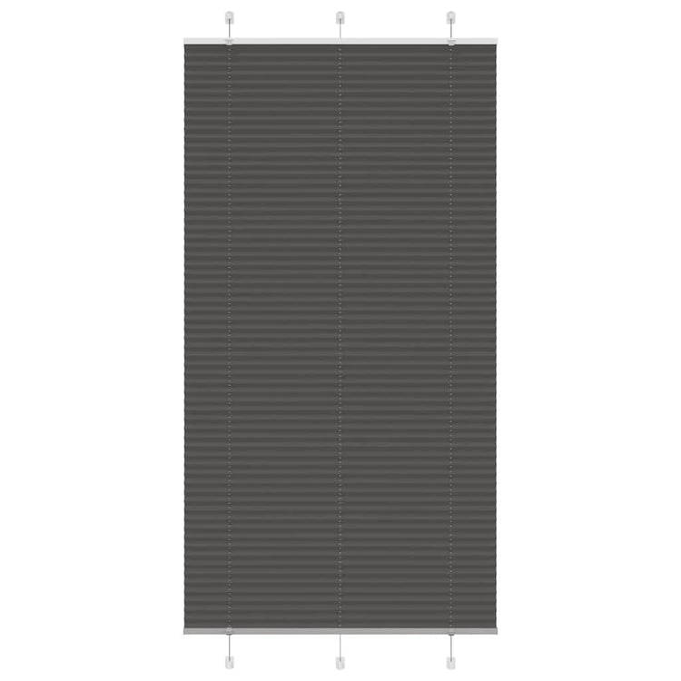 Vidaxx Plissee-Rollo 105x200cm Stoffbreite 104,4cm Polyester schwarz