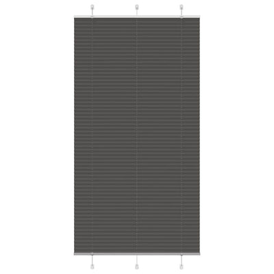 Vidaxx Plissee-Rollo 110x200cm Stoffbreite 109,4cm Polyester schwarz