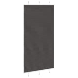 Vidaxx Plissee-Rollo 110x200cm Stoffbreite 109,4cm Polyester schwarz - afbeelding 3