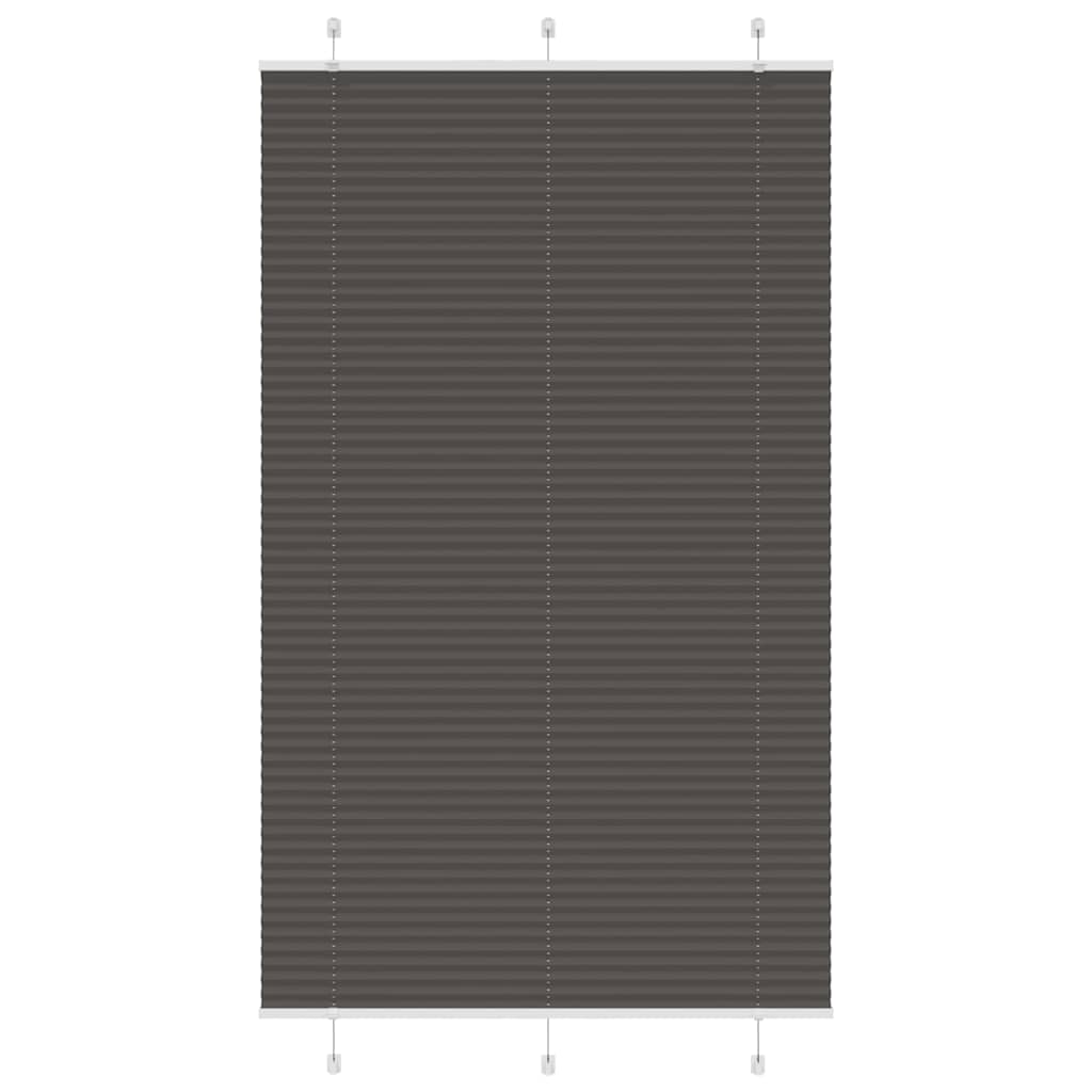 Vidaxx Plissee-Rollo 115x200cm Stoffbreite 114,4cm Polyester schwarz