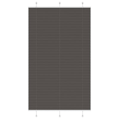 Vidaxx Plissee-Rollo 115x200cm Stoffbreite 114,4cm Polyester schwarz