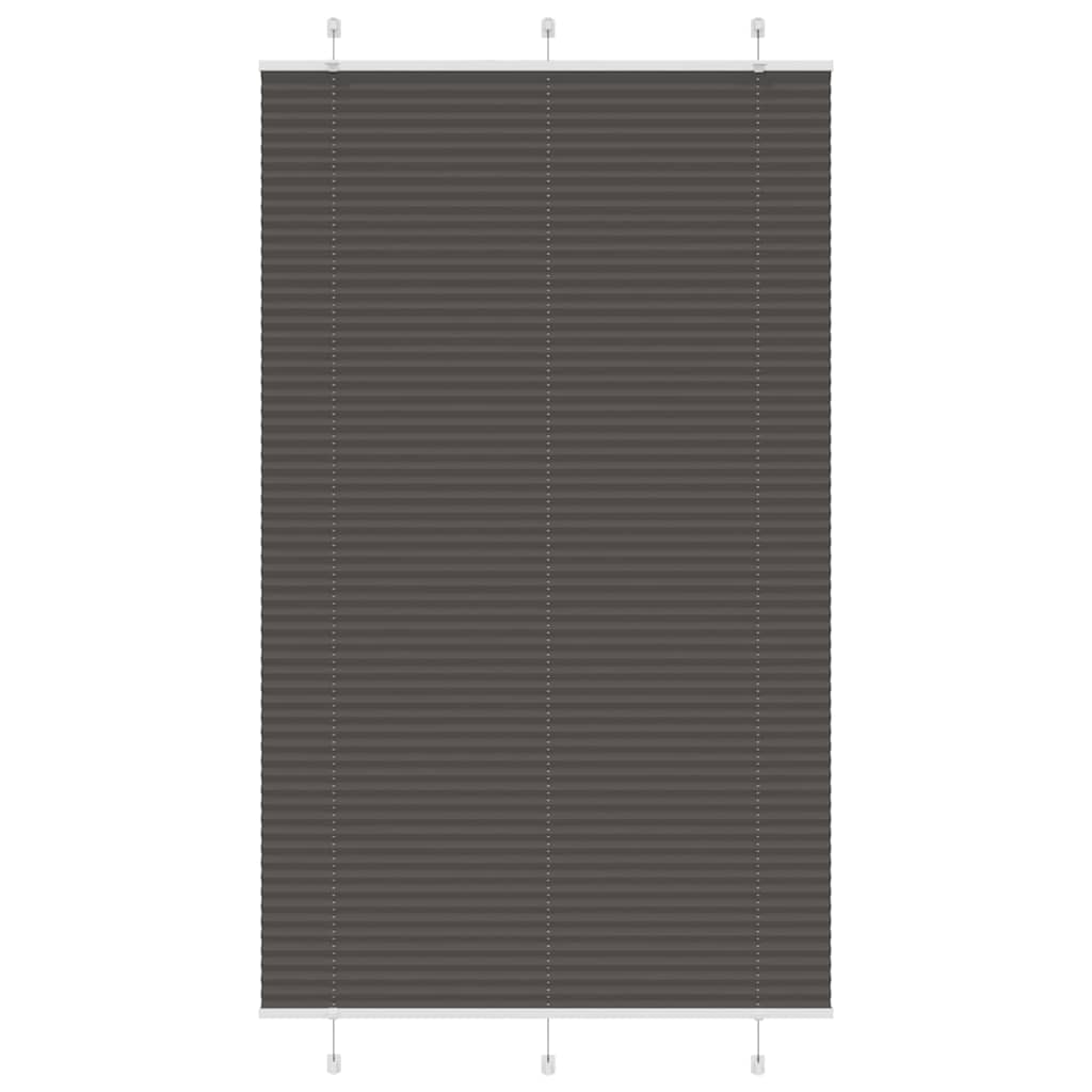 Vidaxx Plissee-Rollo 120x200cm Stoffbreite 119,4cm Polyester schwarz