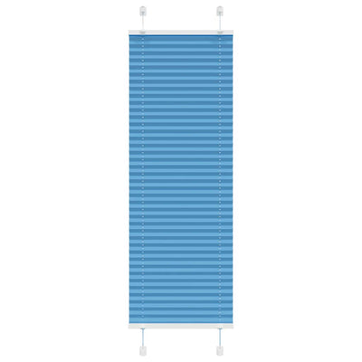 Vidaxx Plissee-Rollo 40x100 cm Stoffbreite 39,4 cm Polyester Blau
