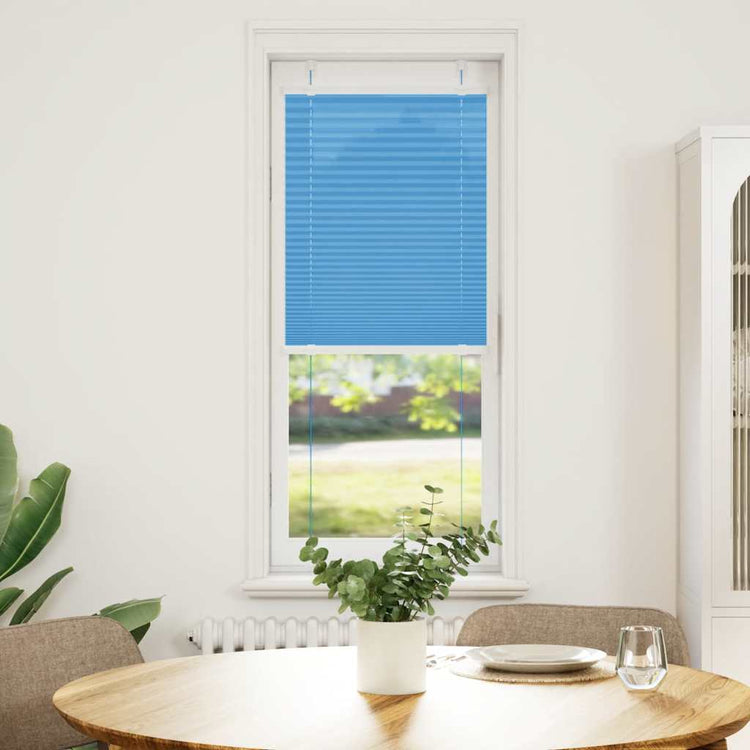 Vidaxx Plissee-Rollo 45x100 cm Stoffbreite 44,4 cm Polyester Blau