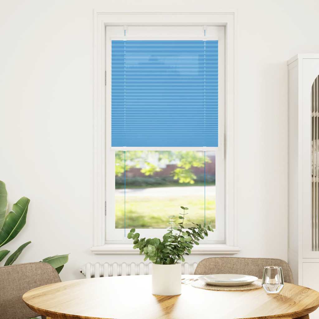 Vidaxx Plissee-Rollo 65x100 cm Stoffbreite 64,4 cm Polyester Blau