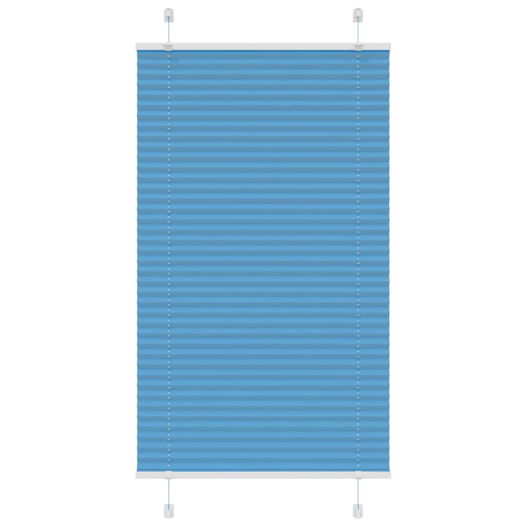 Vidaxx Plissee-Rollo 70x100 cm Stoffbreite 69,4 cm Polyester Blau