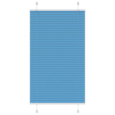 Vidaxx Plissee-Rollo 70x100 cm Stoffbreite 69,4 cm Polyester Blau