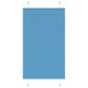 Vidaxx Plissee-Rollo 70x100 cm Stoffbreite 69,4 cm Polyester Blau