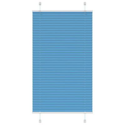 Vidaxx Plissee-Rollo 80x100 cm Stoffbreite 79,4 cm Polyester Blau