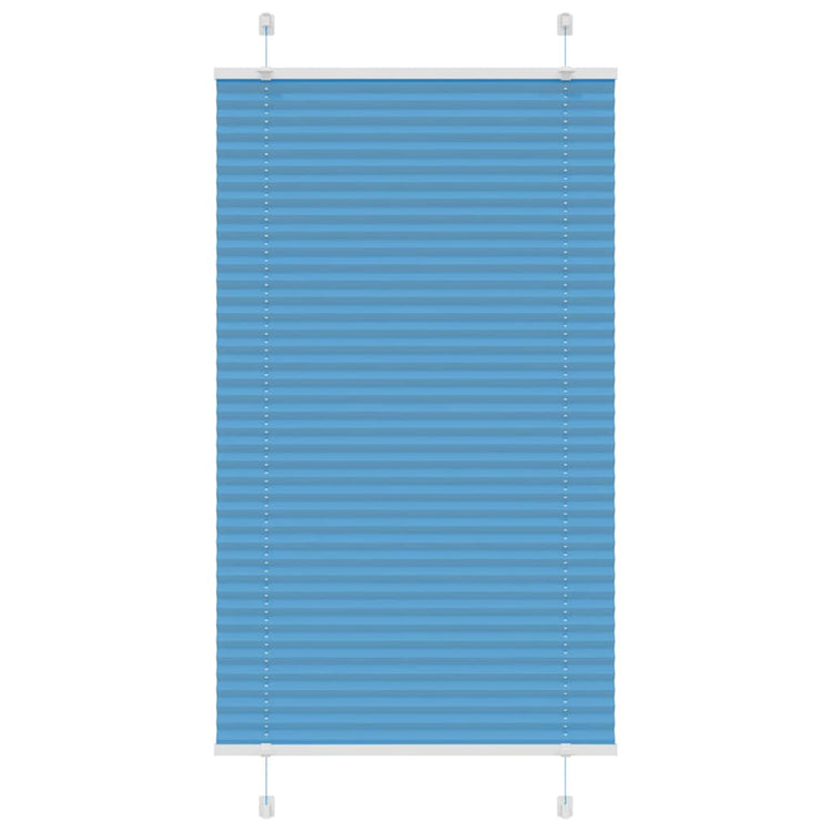 Vidaxx Plissee-Rollo 80x100 cm Stoffbreite 79,4 cm Polyester Blau
