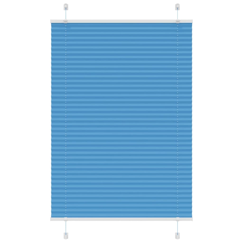 Vidaxx Plissee-Rollo 85x100 cm Stoffbreite 84,4 cm Polyester Blau