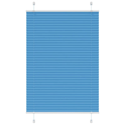 Vidaxx Plissee-Rollo 85x100 cm Stoffbreite 84,4 cm Polyester Blau