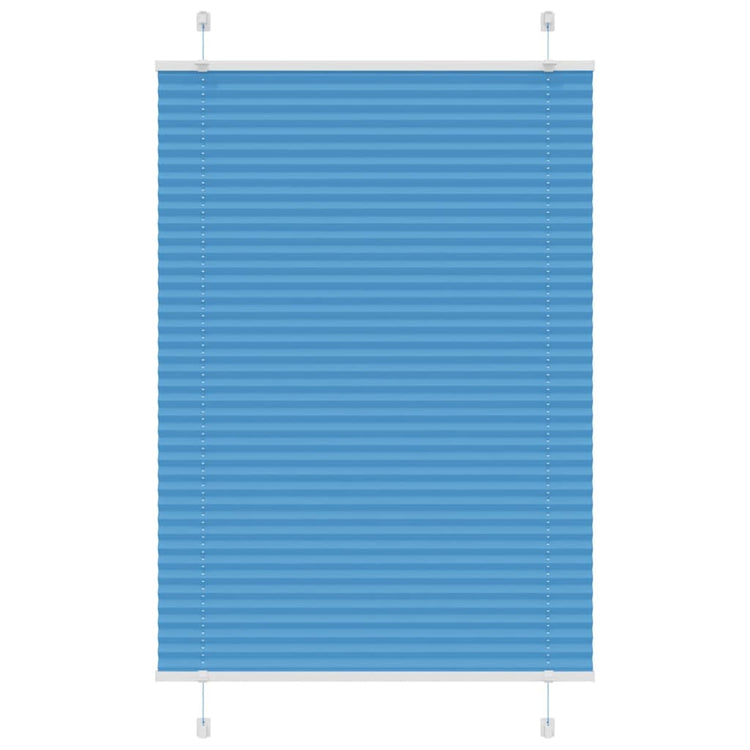 Vidaxx Plissee-Rollo 95x100 cm Stoffbreite 94,4 cm Polyester Blau
