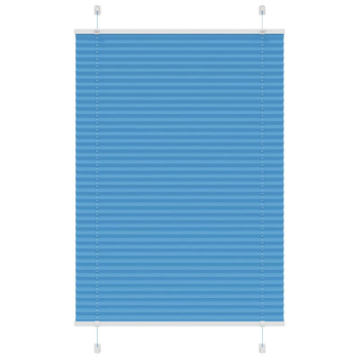 Vidaxx Plissee-Rollo 100x100 cm Stoffbreite 99,4 cm Polyester Blau