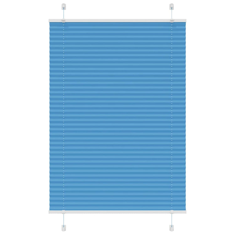 Vidaxx Plissee-Rollo 100x100 cm Stoffbreite 99,4 cm Polyester Blau