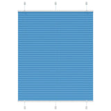 Vidaxx Plissee-Rollo 105x100cm Stoffbreite 104,4cm Polyester Blau - afbeelding 2