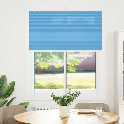 Vidaxx Plissee-Rollo 105x100cm Stoffbreite 104,4cm Polyester Blau