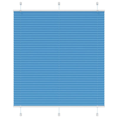 Vidaxx Plissee-Rollo 115x100cm Stoffbreite 114,4cm Polyester Blau
