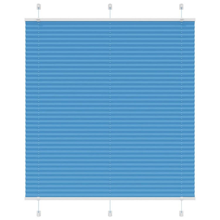 Vidaxx Plissee-Rollo 115x100cm Stoffbreite 114,4cm Polyester Blau