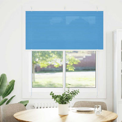 Vidaxx Plissee-Rollo 120x100cm Stoffbreite 119,4cm Polyester Blau