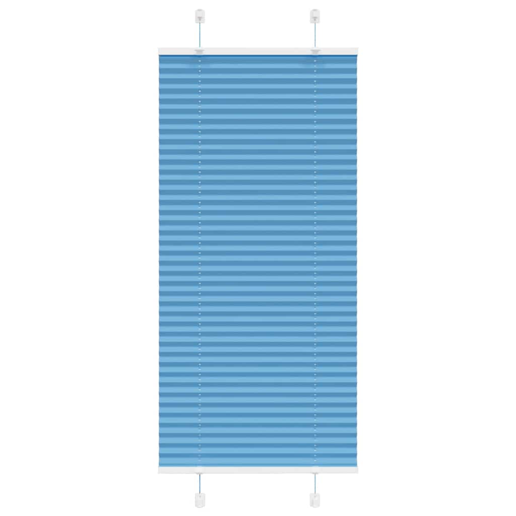 Vidaxx Plissee-Rollo 55x150 cm Stoffbreite 54,4 cm Polyester Blau