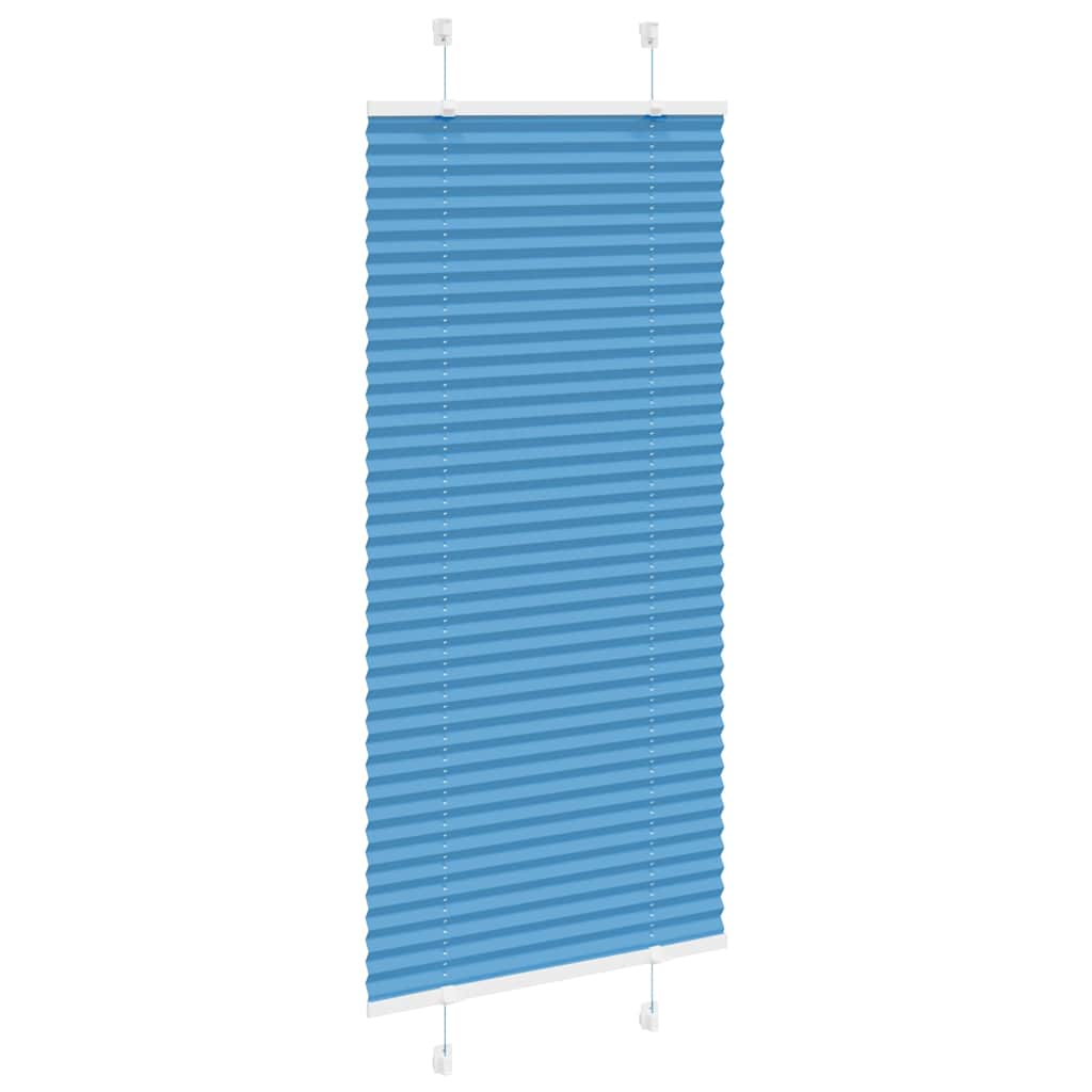 Vidaxx Plissee-Rollo 55x150 cm Stoffbreite 54,4 cm Polyester Blau