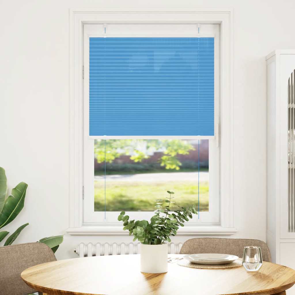 Vidaxx Plissee-Rollo 75x150 cm Stoffbreite 74,4 cm Polyester Blau