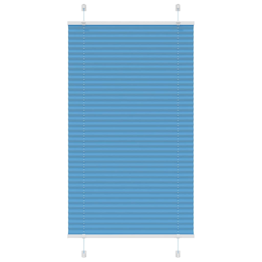 Vidaxx Plissee-Rollo 80x150 cm Stoffbreite 79,4 cm Polyester Blau