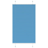 Vidaxx Plissee-Rollo 80x150 cm Stoffbreite 79,4 cm Polyester Blau - afbeelding 1