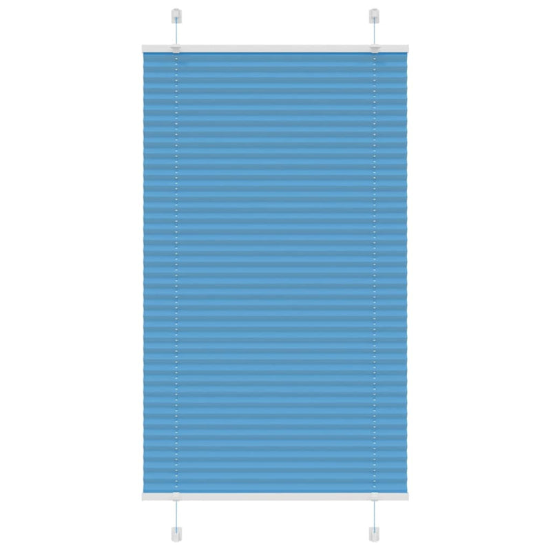 Vidaxx Plissee-Rollo 80x150 cm Stoffbreite 79,4 cm Polyester Blau