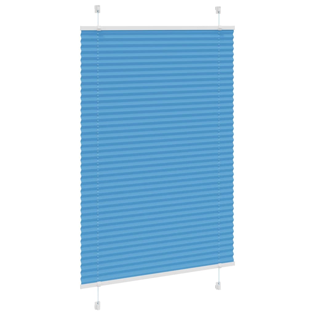 Vidaxx Plissee-Rollo 85x150 cm Stoffbreite 84,4 cm Polyester Blau