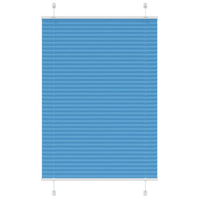 Vidaxx Plissee-Rollo 90x150 cm Stoffbreite 89,4 cm Polyester Blau