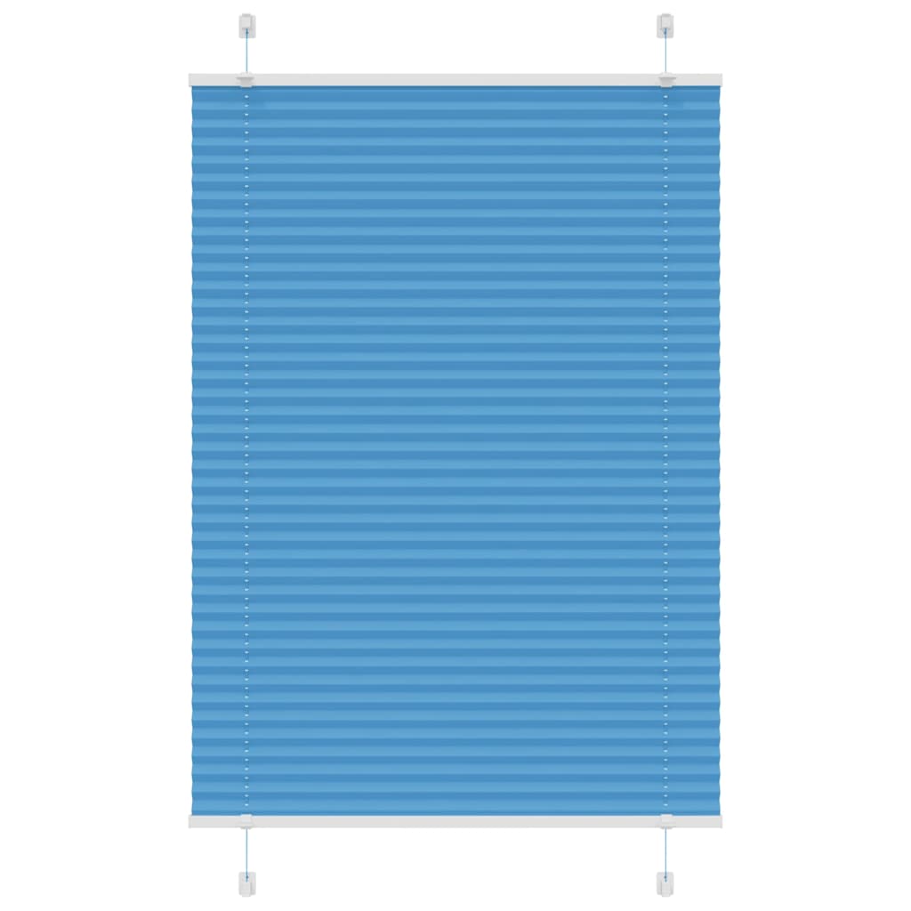 Vidaxx Plissee-Rollo 90x150 cm Stoffbreite 89,4 cm Polyester Blau