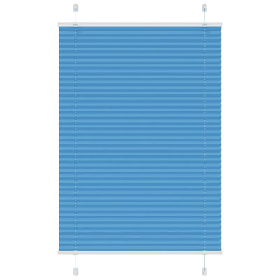 Vidaxx Plissee-Rollo 95x150 cm Stoffbreite 94,4 cm Polyester Blau