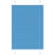 Vidaxx Plissee-Rollo 100x150 cm Stoffbreite 99,4 cm Polyester Blau