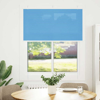 Vidaxx Plissee-Rollo 110x150cm Stoffbreite 109,4cm Polyester Blau