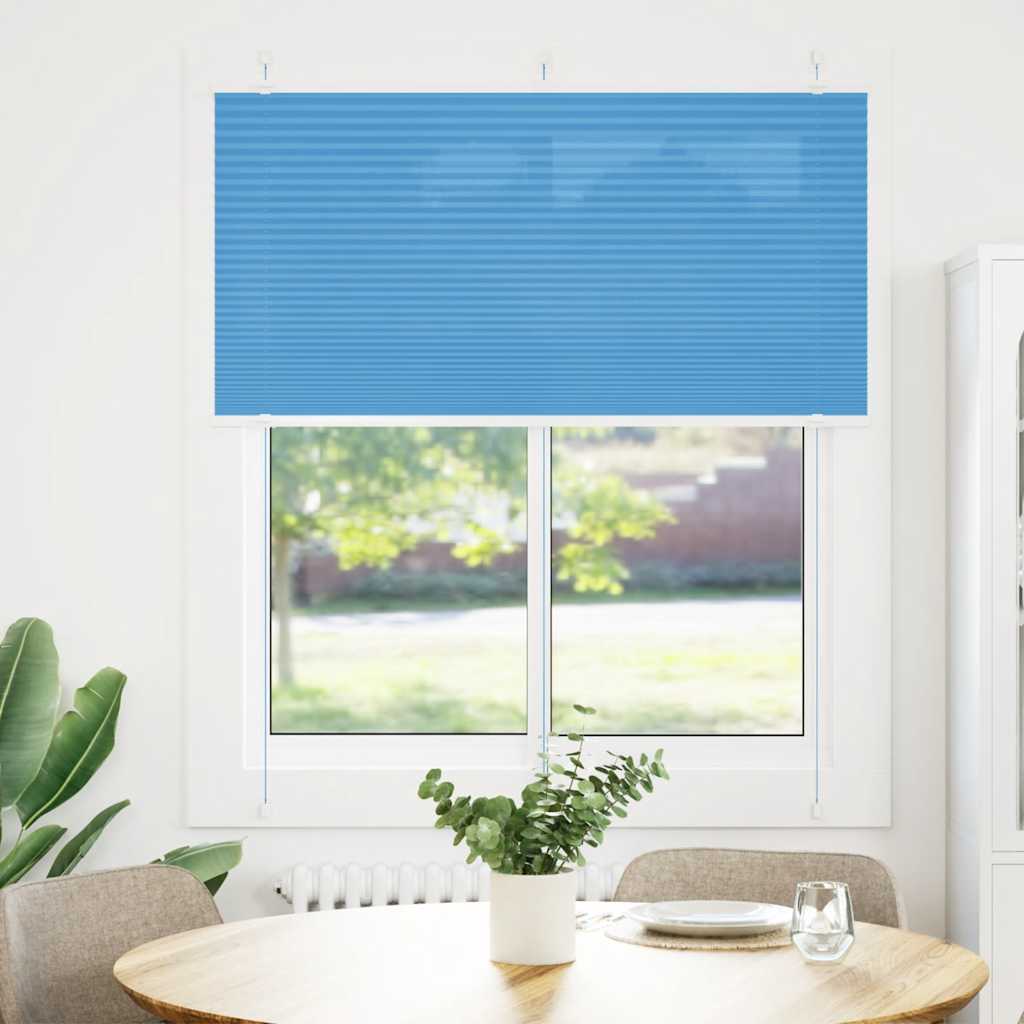 Vidaxx Plissee-Rollo 115x150cm Stoffbreite 114,4cm Polyester Blau