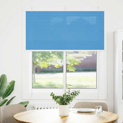 Vidaxx Plissee-Rollo 115x150cm Stoffbreite 114,4cm Polyester Blau
