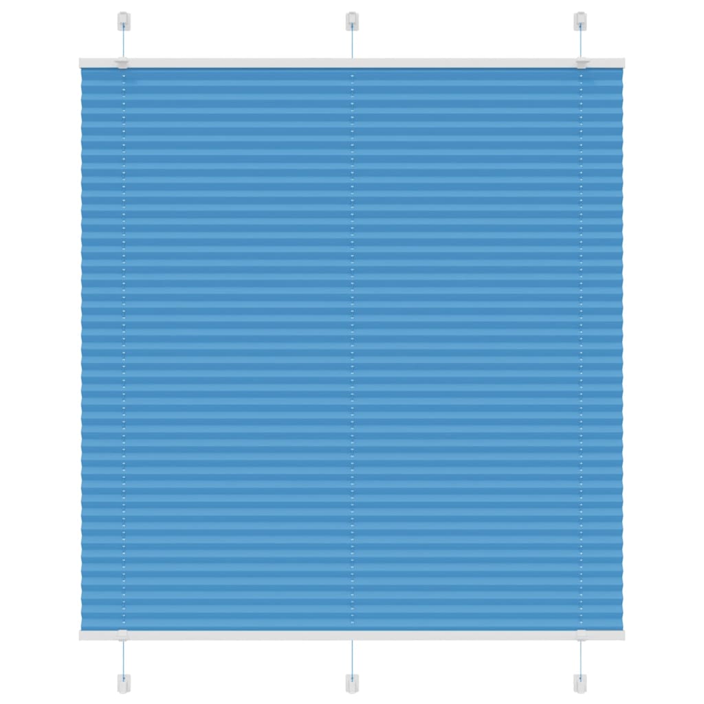 Vidaxx pleated roller blind 120x150cm fabric width 119.4cm polyester blue