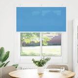 Vidaxx pleated roller blind 120x150cm fabric width 119.4cm polyester blue - afbeelding 1