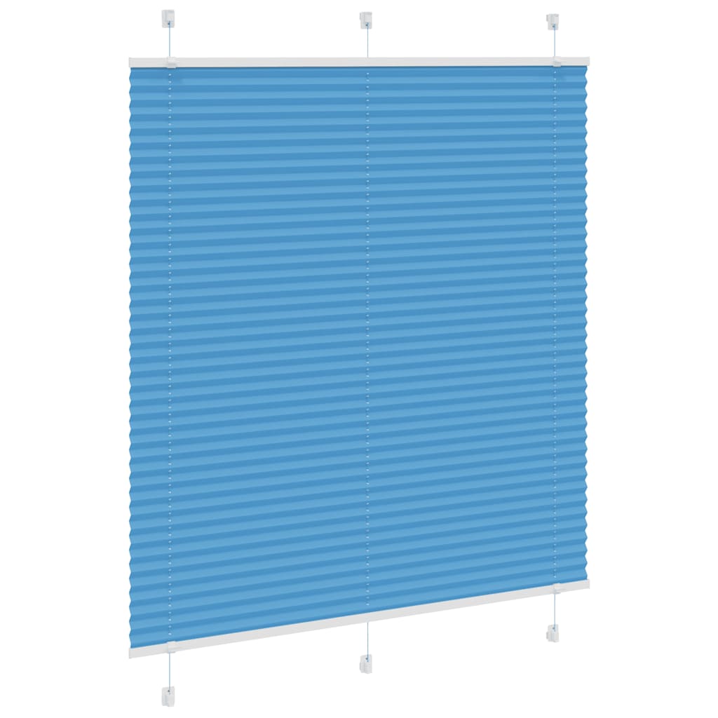 Vidaxx pleated roller blind 120x150cm fabric width 119.4cm polyester blue