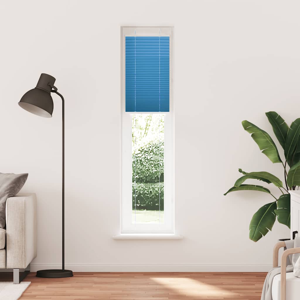 Vidaxx Plissee-Rollo 45x200 cm Stoffbreite 44,4 cm Polyester Blau