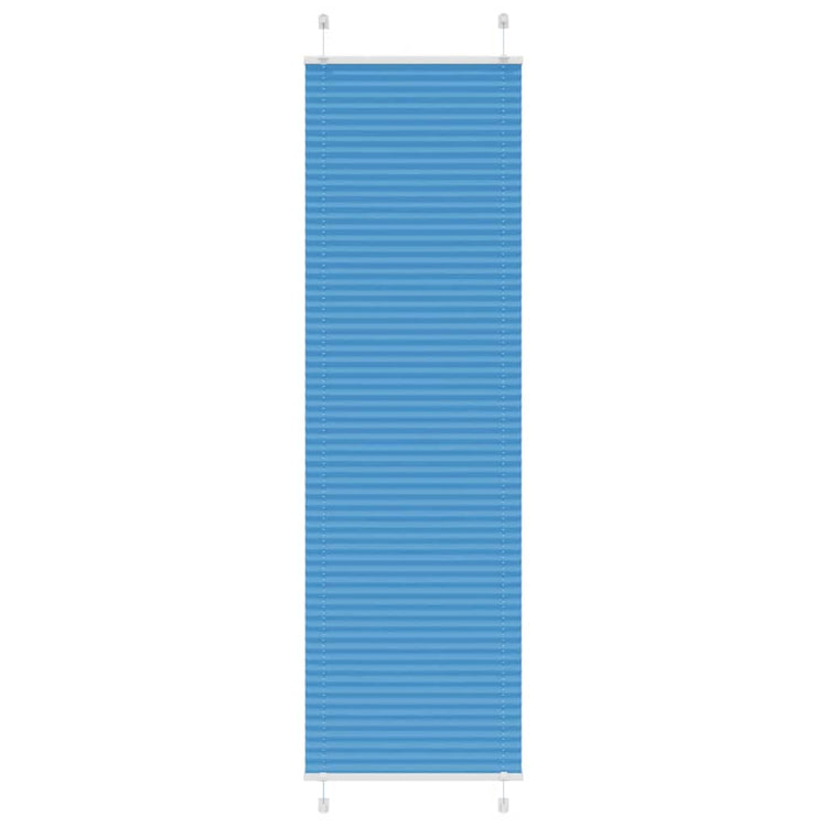 Vidaxx Plissee-Rollo 55x200 cm Stoffbreite 54,4 cm Polyester Blau