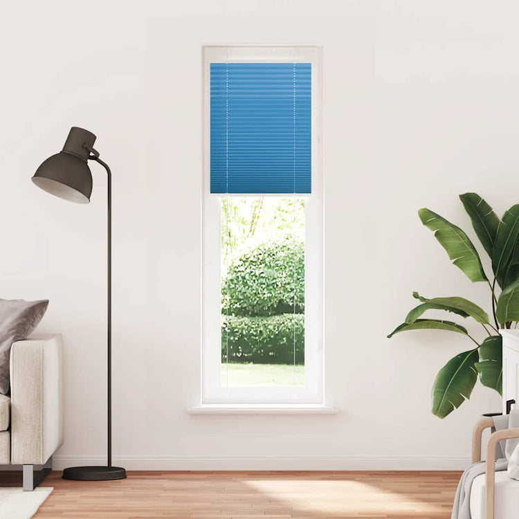 Vidaxx Plissee-Rollo 55x200 cm Stoffbreite 54,4 cm Polyester Blau
