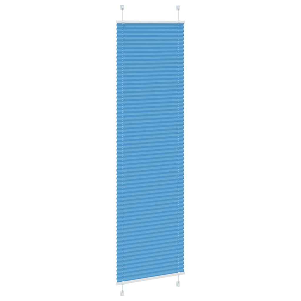 Vidaxx Plissee-Rollo 55x200 cm Stoffbreite 54,4 cm Polyester Blau