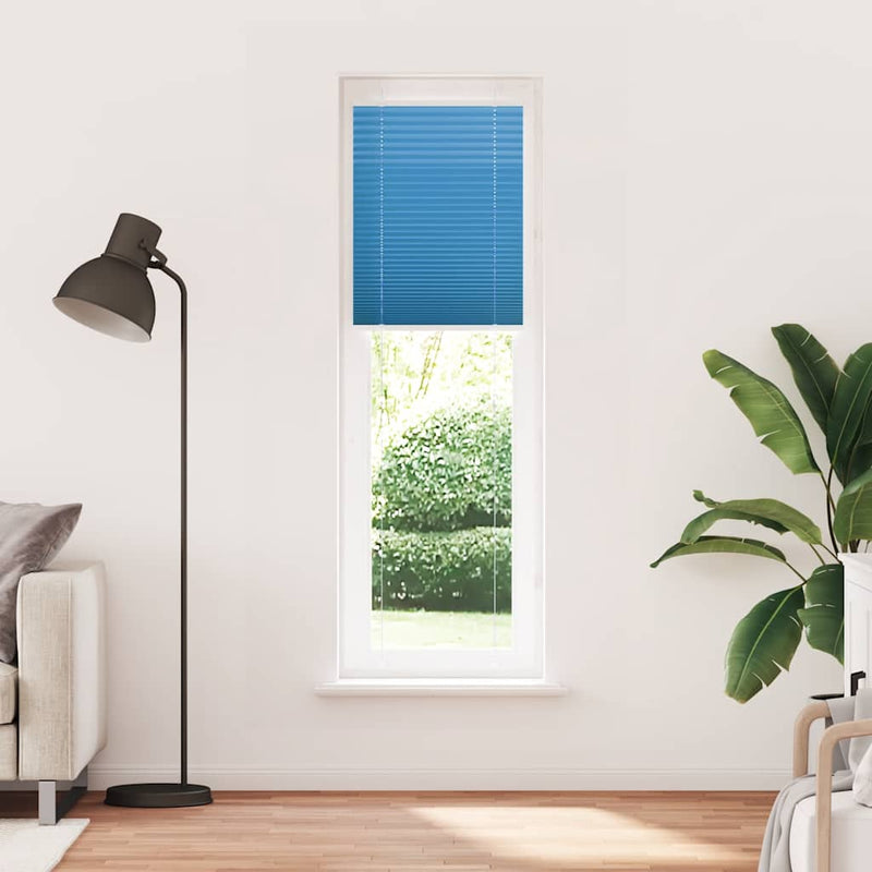 Vidaxx Plissee-Rollo 65x200 cm Stoffbreite 64,4 cm Polyester Blau